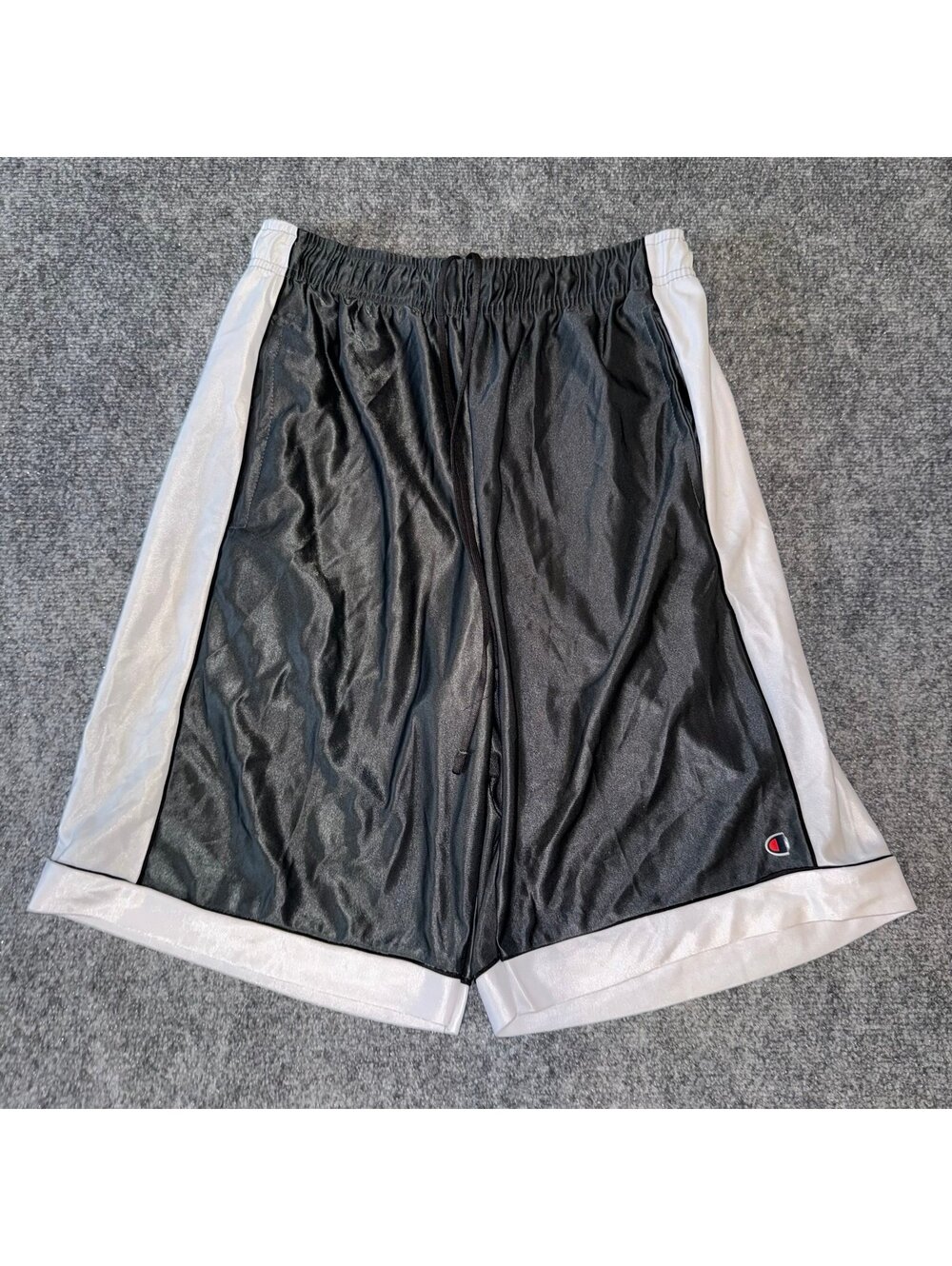 Champion Grail Baggy Dazzle Hoop Shorts Mens MD Vtg y2k 90s Rare